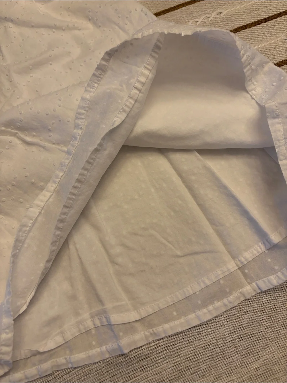 Gymboree White Ruffled Cotton Sundress